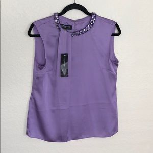 Purple Sleeveless Top
